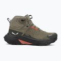 Women's trekking boots Salewa Pedroc 2 Leather Mid PTX faded green/dark olive 2