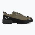 Men's approach shoes Salewa Wildfire Leather 2 GTX faded green/black 2
