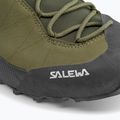Men's approach shoes Salewa Wildfire Leather 2 GTX faded green/black 15