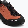 Women's approach shoes Salewa Wildfire Leather 2 GTX etruscan red/black 7