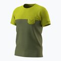 Men's trekking T-shirt DYNAFIT Transalper Pocket golden lime/5a40 3