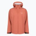 Women's rain jacket Salewa Puez Aqua 4 PTX 2.5L etruscan red
