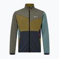 Men's trekking sweatshirt Salewa Puez Cammio PL faded green/multi