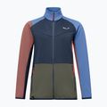 Women's trekking sweatshirt Salewa Puez Cammio PL Blueberry/Multi
