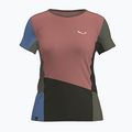 Women's trekking T-shirt Salewa Puez Sporty Dry desert pink/multi