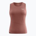 Women's trekking tank top Salewa Puez Sporty Dry desert pink