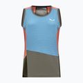 Women's trekking tank top Salewa Puez Sporty Dry morning blue multi