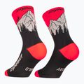 Socks DYNAFIT Traverse Crew black out ultra coral/6a10