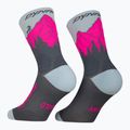 Socks DYNAFIT Traverse Crew cinder pink glo/6070