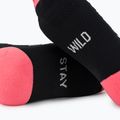 Ski socks DYNAFIT Traverse Mid black out ultra coral/6a10 6