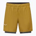 Men's trekking shorts Salewa Pedroc DST 2IN1 olive oil int/0870 7