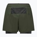 Women's trekking shorts Salewa Pedroc DST 2IN1 dark olive int/0870 7