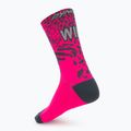 Socks DYNAFIT Run Wild Crew pink glo 2