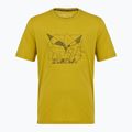 Men's T-shirt Salewa Eagle Geometric olive oil