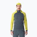 Men's DYNAFIT Radical Polartec Hooded Ski Touring Sweatshirt golden lime/0720