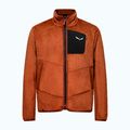 Men's trekking sweatshirt Salewa Puez Warm Full Zip bombay brown