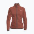 Women's trekking sweatshirt Salewa Puez Warm Full Zip etruscan red