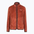 Women's trekking sweatshirt Salewa Puez Warm Full Zip etruscan red
