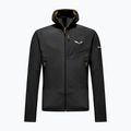 Men's fleece sweatshirt Salewa Ortles Fleece Pro Hooded Black Out