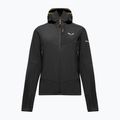 Women's fleece sweatshirt Salewa Ortles Fleece Pro Hooded Black Out