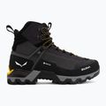 Men's high-altitude boots Salewa MTN Trainer 3 Tech Mid GTX black/onyx 2