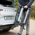 XLC Azura Xtra LED 2Bikes hitch rack silver/black 8
