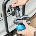 XLC Azura Xtra LED 2Bikes hitch rack silver/black 12