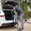 XLC Azura Xtra LED 2Bikes hitch rack silver/black 13