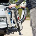 XLC Azura Xtra LED 2Bikes hitch rack silver/black 14