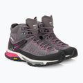 Women's trekking boots Meindl Top Trail Lady Mid GTX grey/magenta 4