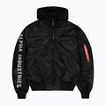 Men's Alpha Industries MA-1 D-Tec Sleeve Embroidery Bomber black/reflective jacket 7