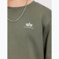Men's Alpha Industries Basic Small Logo sweatshirt dark olive 4