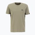 Men's Alpha Industries Basic Small Logo olive T-shirt 4