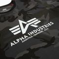 Men's Alpha Industries Basic Camo black camo polo shirt 3