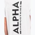 Alpha Industries men's t-shirt Backprint white 7