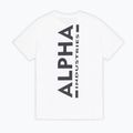 Alpha Industries men's t-shirt Backprint white 9