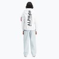 Alpha Industries men's sweatshirt Back Print Zip white 3