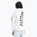 Alpha Industries men's sweatshirt Back Print Zip white 5