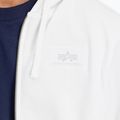 Alpha Industries men's sweatshirt Back Print Zip white 6