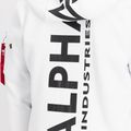 Alpha Industries men's sweatshirt Back Print Zip white 7