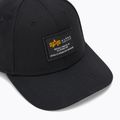 Alpha Industries Crew baseball cap black 3