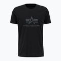 Alpha Industries men's Basic Rainbow Reflective t-shirt black 3