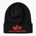 Alpha Industries 3D black/red cap