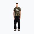 Men's Alpha Industries Basic Camo olive camo polo shirt 2