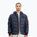 Men's Alpha Industries Hooded Puffer Faux Down jacket rep.blue