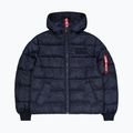 Men's Alpha Industries Hooded Puffer Faux Down jacket rep.blue 5