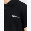 Men's Alpha Industries Basic Polo Small Logo T-shirt black 5