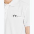 Men's Alpha Industries Basic Polo Small Logo T-shirt white 5