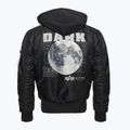 Men's Alpha Industries MA-1 VF Hood Dark Side black / reflective jacket 2