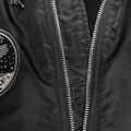 Men's Alpha Industries MA-1 VF Hood Dark Side black / reflective jacket 5